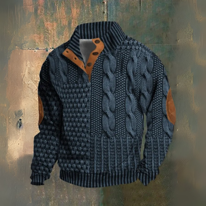 RICHARD™|HIGH NECK SWEATSHIRT