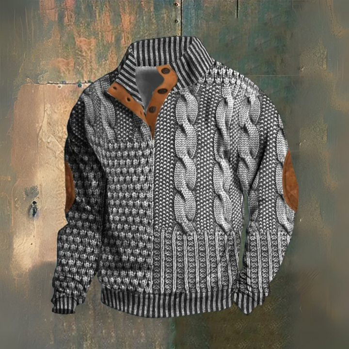 RICHARD™|HIGH NECK SWEATSHIRT