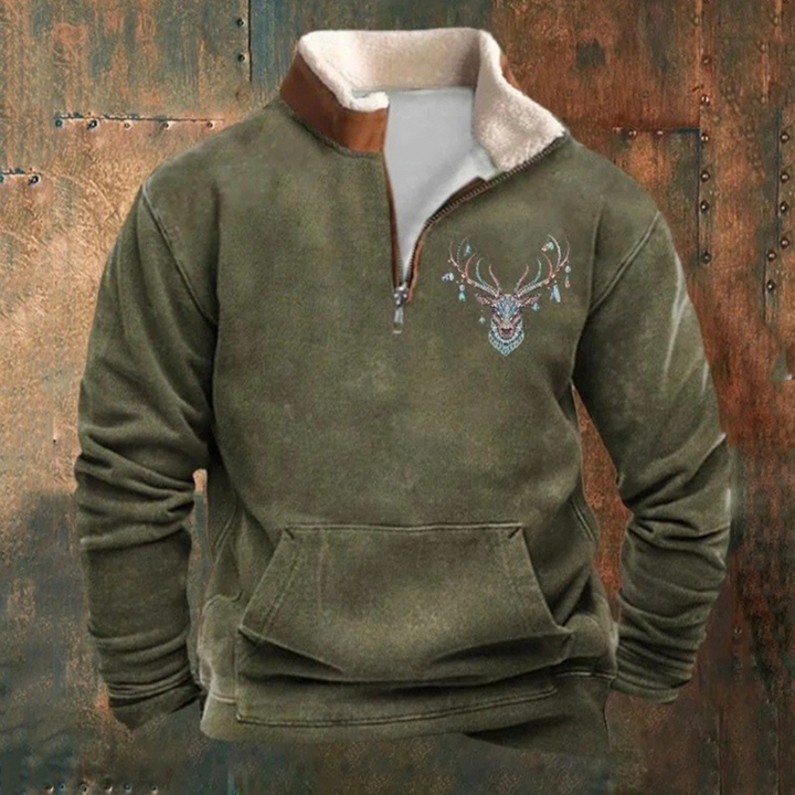 ADAM™|QUARTER ZIP SWEATER
