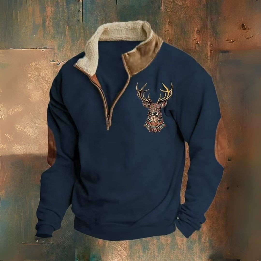 PAUL™|QUARTER ZIP SWEATER
