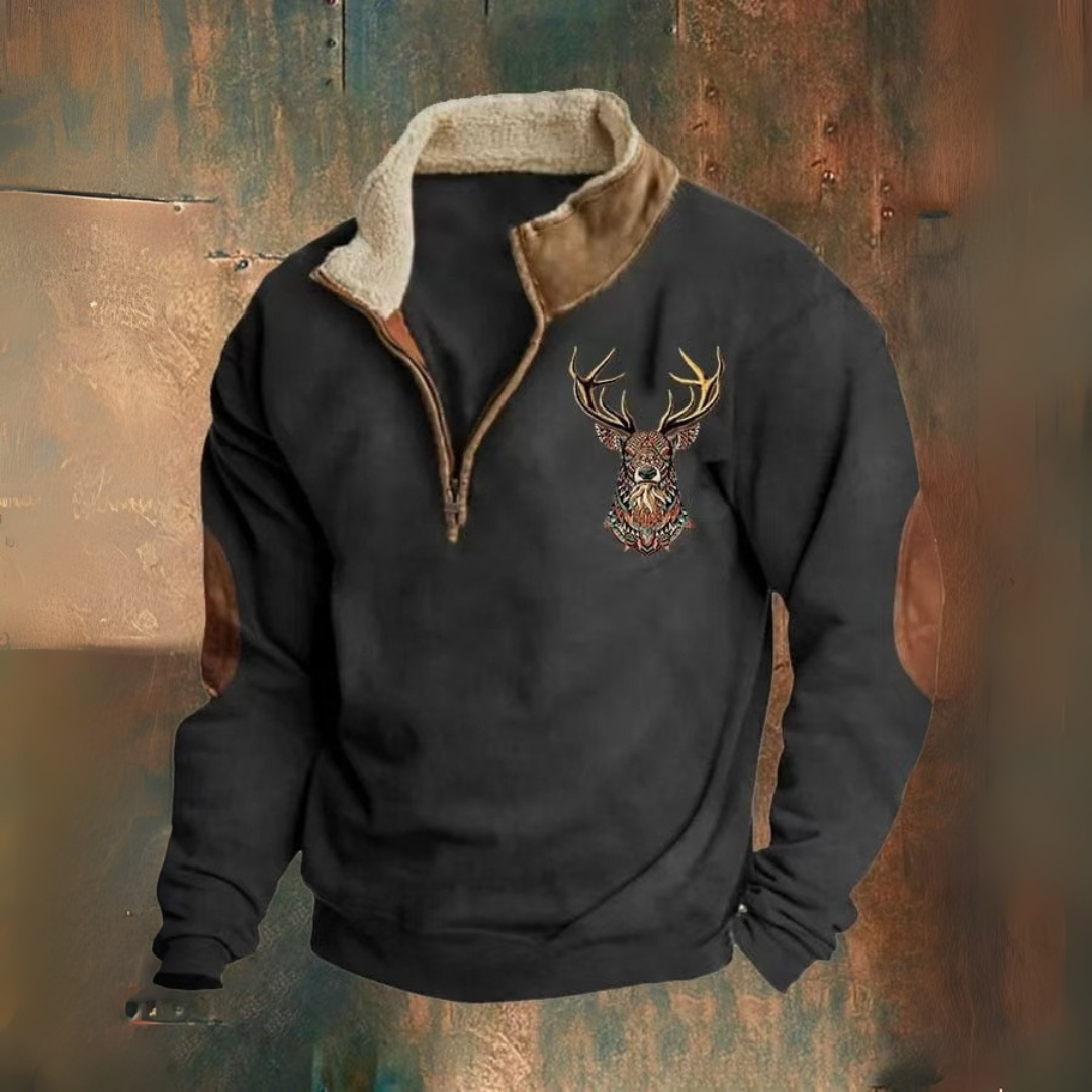 PAUL™|QUARTER ZIP SWEATER