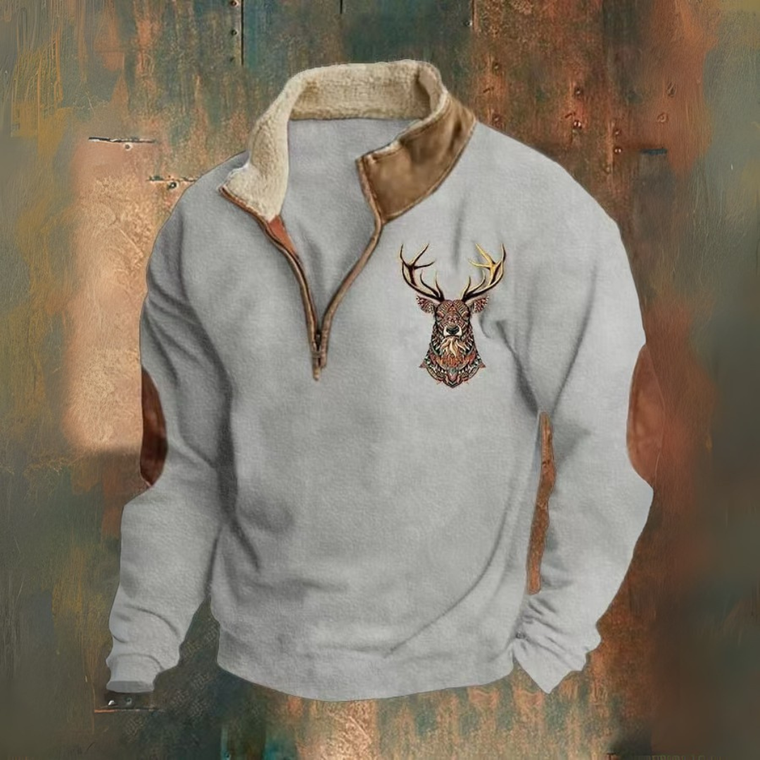 PAUL™|QUARTER ZIP SWEATER