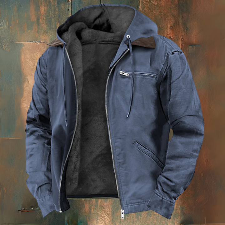 TREVOR™|HOODED ZIP JACKET