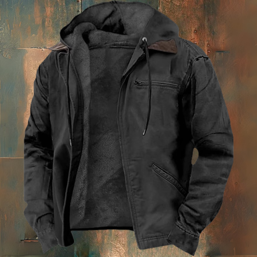 TREVOR™|HOODED ZIP JACKET