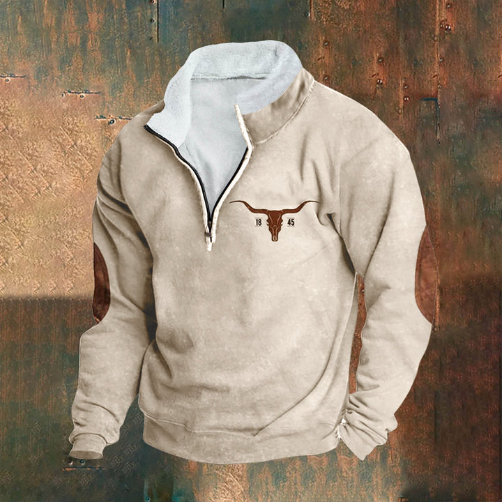 ALAN™|QUARTER ZIP SWEATER