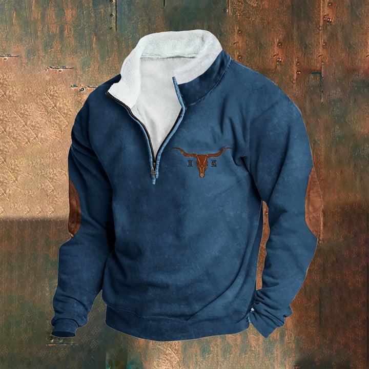 ALAN™|QUARTER ZIP SWEATER