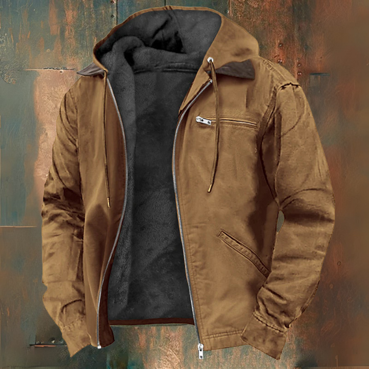 TREVOR™|HOODED ZIP JACKET