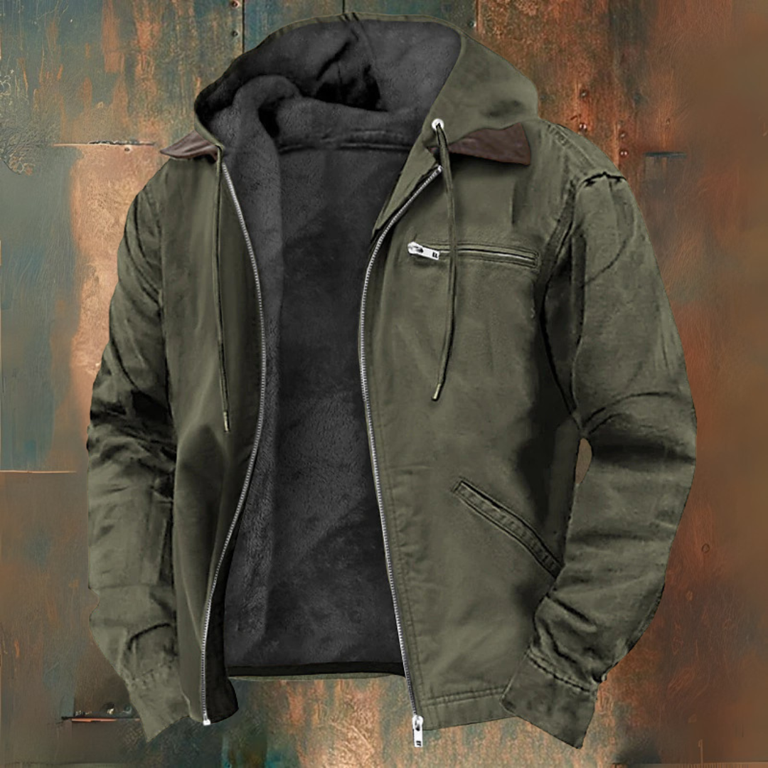 TREVOR™|HOODED ZIP JACKET