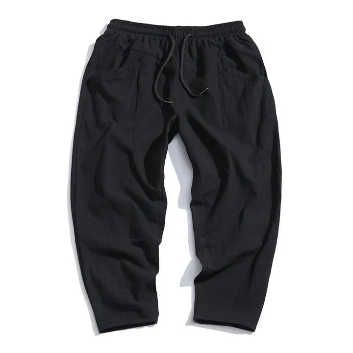 Abram | Cropped Linen Pants