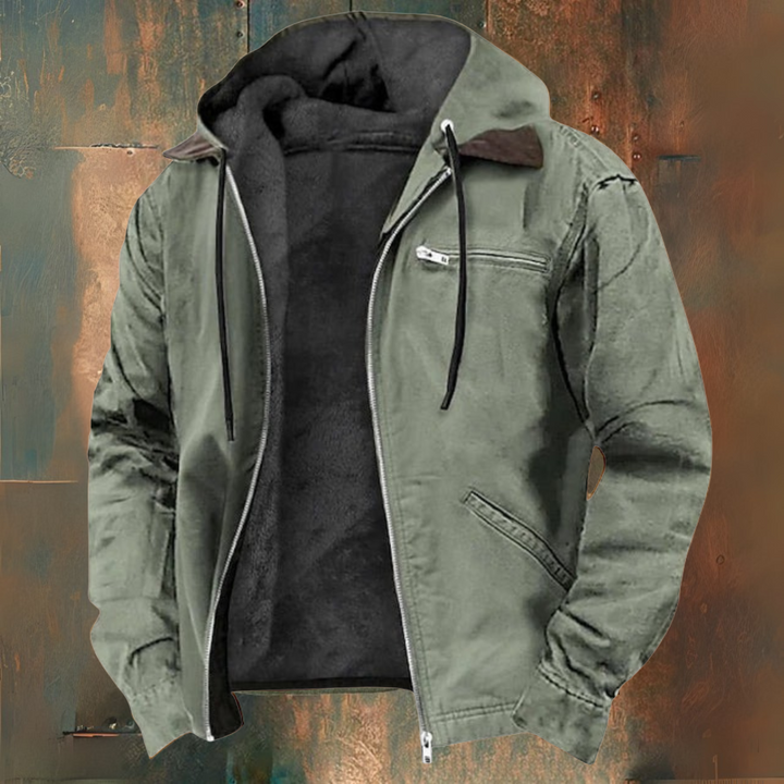 TREVOR™|HOODED ZIP JACKET